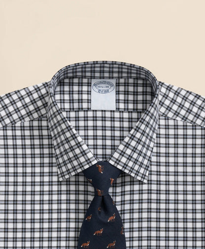 Brooks Brothers Explorer Collection Non-Iron Twill Ainley Collar Check, Dress Shirt | Brooks Brothers for sale
