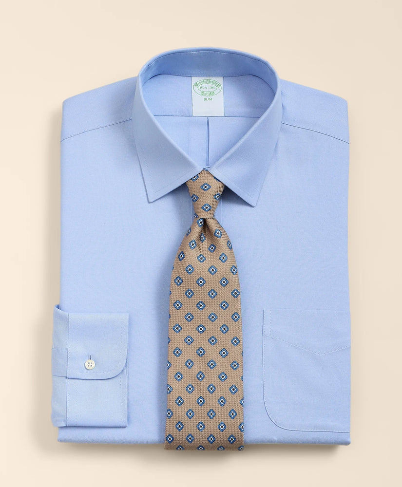 Brooks Brothers Explorer Collection Non-Iron Twill Ainsley Collar, Dress Shirt | Brooks Brothers cheap - US 3894