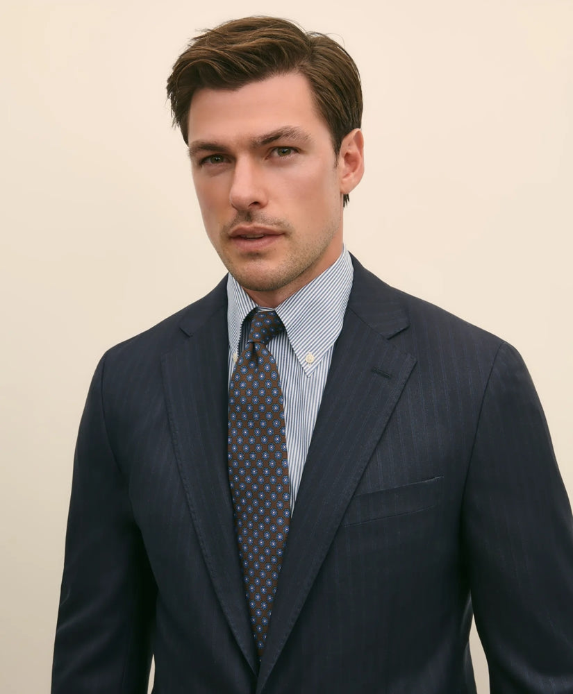 Brooks Brothers Explorer Collection Slim Fit Wool Bold Stripe Suit Jacket | Brooks Brothers online