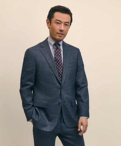 Brooks Brothers Explorer Collection Slim Fit Wool Overcheck Suit Jacket | Brooks Brothers on sale