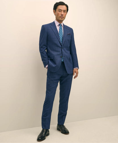 Brooks Brothers Explorer Collection Slim Fit Wool Check Suit Pants | Brooks Brothers online - US 8759