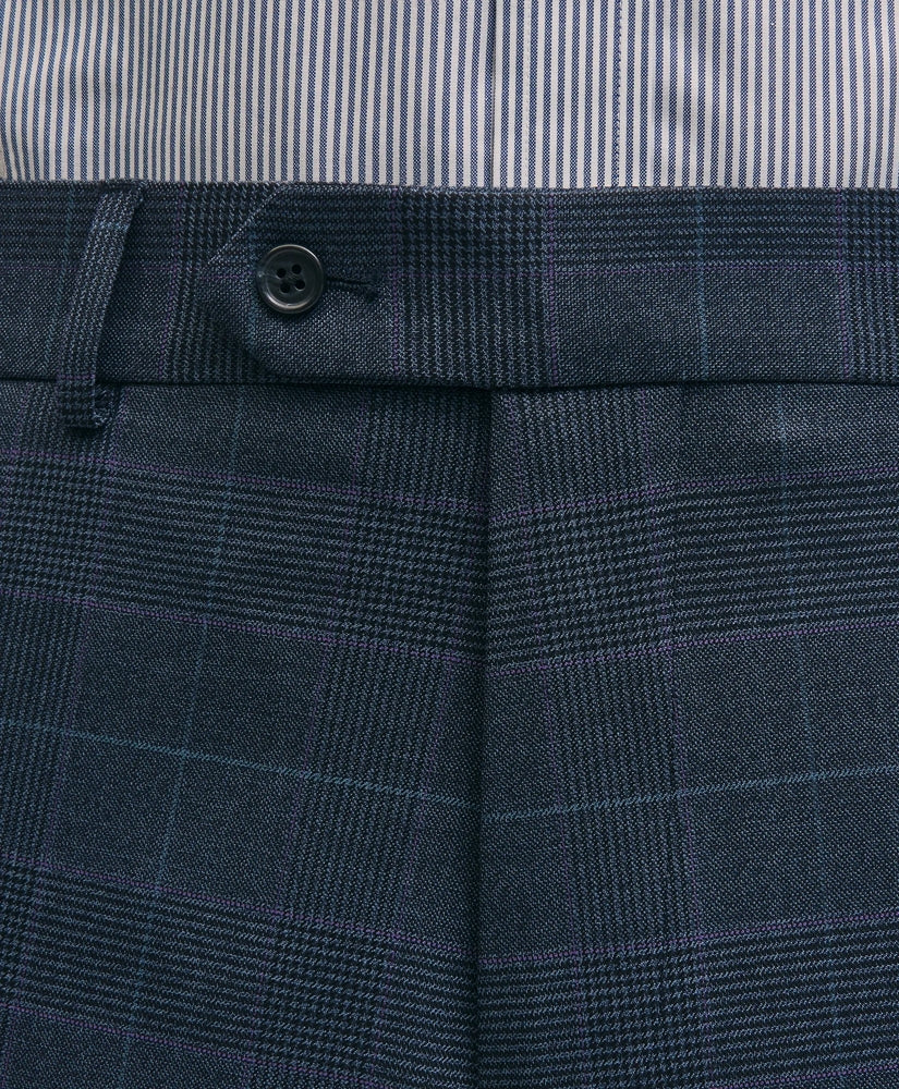 Brooks Brothers Explorer Collection Slim Fit Wool Overcheck Suit Pants | Brooks Brothers sale