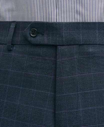 Brooks Brothers Explorer Collection Slim Fit Wool Overcheck Suit Pants | Brooks Brothers sale