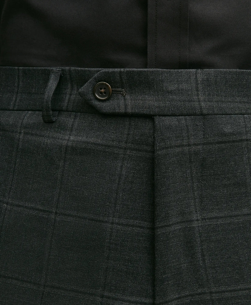 Brooks Brothers Explorer Collection Slim Fit Wool Windowpane Suit Pants | Brooks Brothers for sale