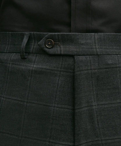Brooks Brothers Explorer Collection Slim Fit Wool Windowpane Suit Pants | Brooks Brothers for sale
