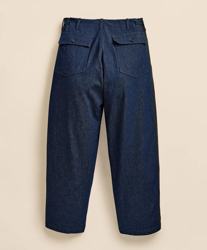 Brooks Brothers X Engineered Garments Cotton Denim Fatigue Dress Pants | Brooks Brothers on sale