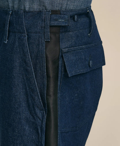 Brooks Brothers X Engineered Garments Cotton Denim Fatigue Dress Pants | Brooks Brothers on sale