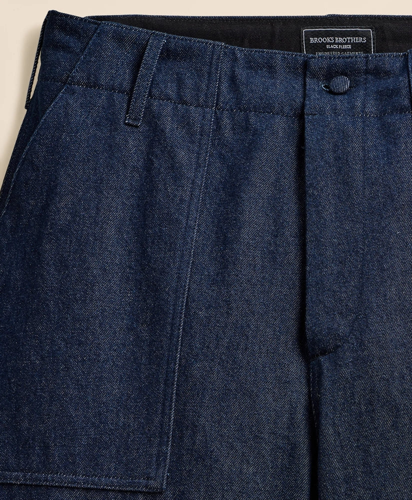 Brooks Brothers X Engineered Garments Cotton Denim Fatigue Dress Pants | Brooks Brothers on sale