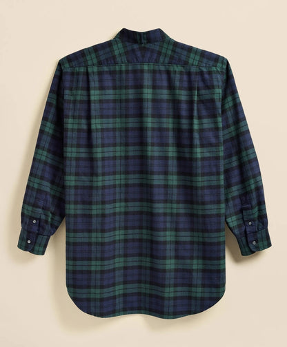 Brooks Brothers X Engineered Garments Cotton Flannel Wing Collar Oversized, Tartan Dress Shirt | Brooks Brothers online