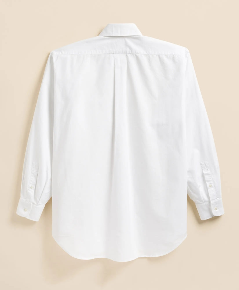 Brooks Brothers X Engineered Garments Cotton Oxford Round Pinhole Collar Oversized Dress Shirt | Brooks Brothers online shop
