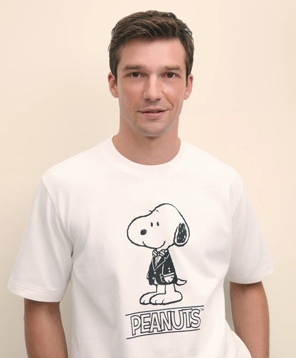 Brooks Brothers X PEANUTS Cotton Graphic Snoopy T-Shirt | Brooks Brothers online shop