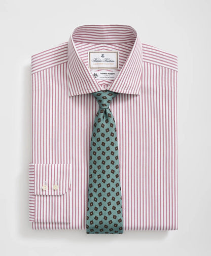 Brooks Brothers X Thomas Mason® Cotton English Collar, Striped Dress Shirt | Brooks Brothers on sale