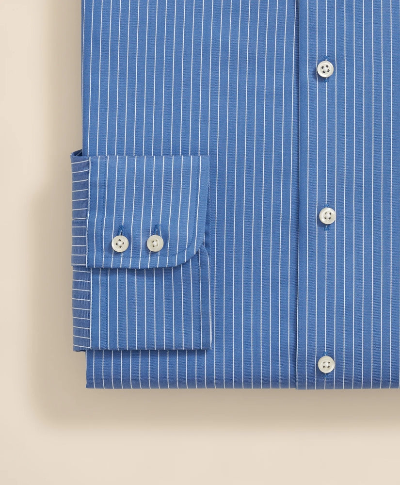 Brooks Brothers x Thomas Mason® Cotton Poplin Ainsley Collar, Striped Dress Shirt | Brooks Brothers for sale