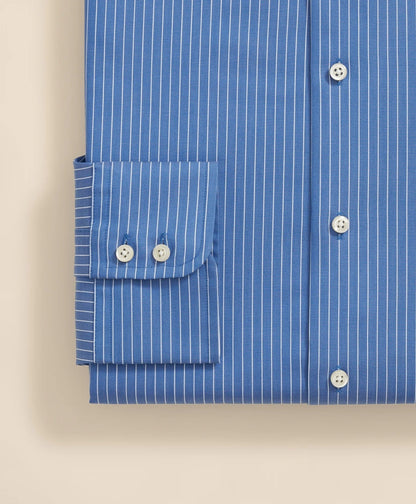 Brooks Brothers x Thomas Mason® Cotton Poplin Ainsley Collar, Striped Dress Shirt | Brooks Brothers for sale