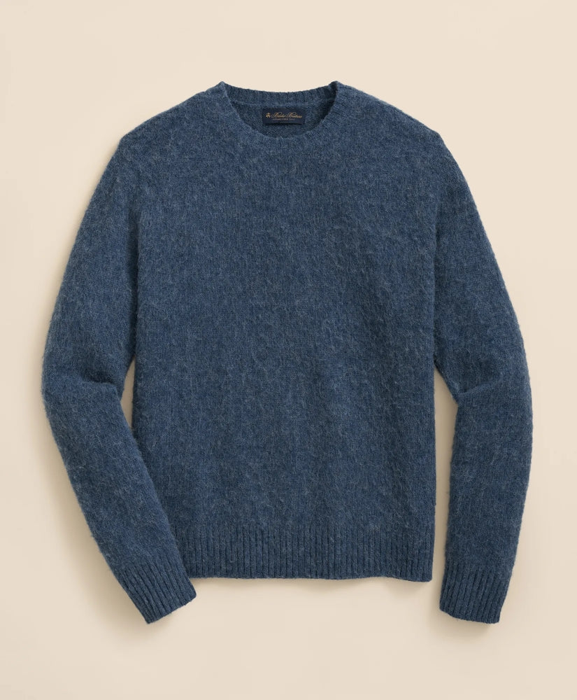 Brushed Wool Crewneck Sweater | Brooks Brothers online - US 7114