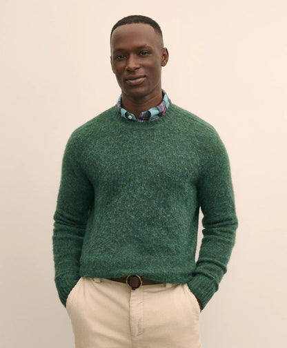 Brushed Wool Crewneck Sweater | Brooks Brothers online - US 7114