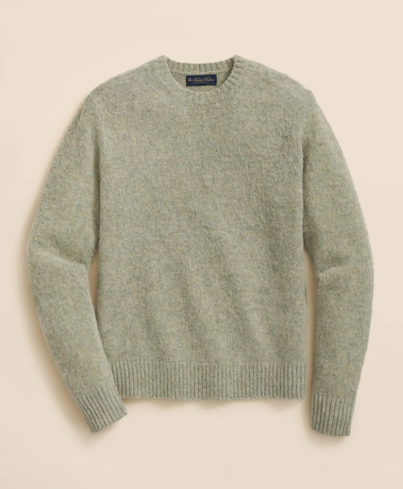 Brushed Wool Crewneck Sweater | Brooks Brothers online - US 7114