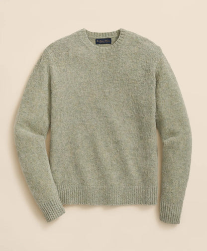 Brushed Wool Crewneck Sweater | Brooks Brothers online - US 7114