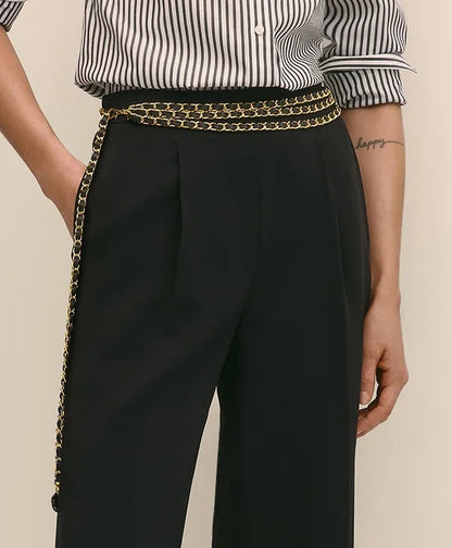 B-Low the Belt Mini-Chain Leather Belt | Brooks Brothers on sale