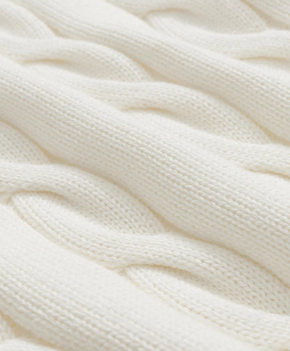 Cable Knit Tennis Quarter-Zip Sweater in Supima® Cotton | Brooks Brothers discount