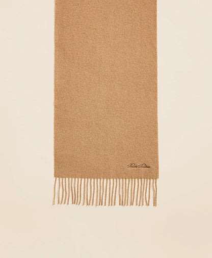 Camel Hair Fringed Scarf | Brooks Brothers on sale