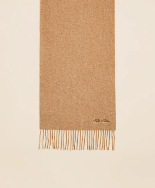 Camel Hair Fringed Scarf | Brooks Brothers on sale