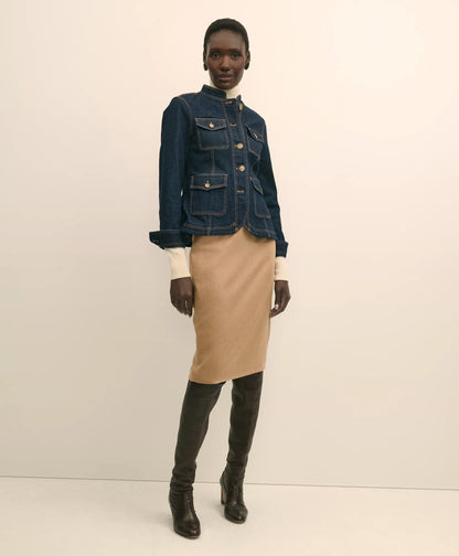 Camel Hair Pencil Skirt | Brooks Brothers for sale