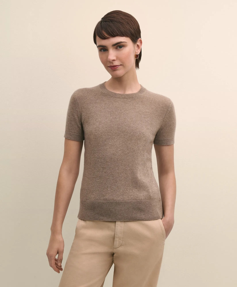 Cashmere Short-Sleeve Shell | Brooks Brothers online shop - US 1807