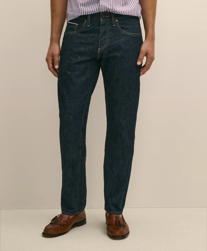 Cherry Street Selvedge Denim Pants | Brooks Brothers online