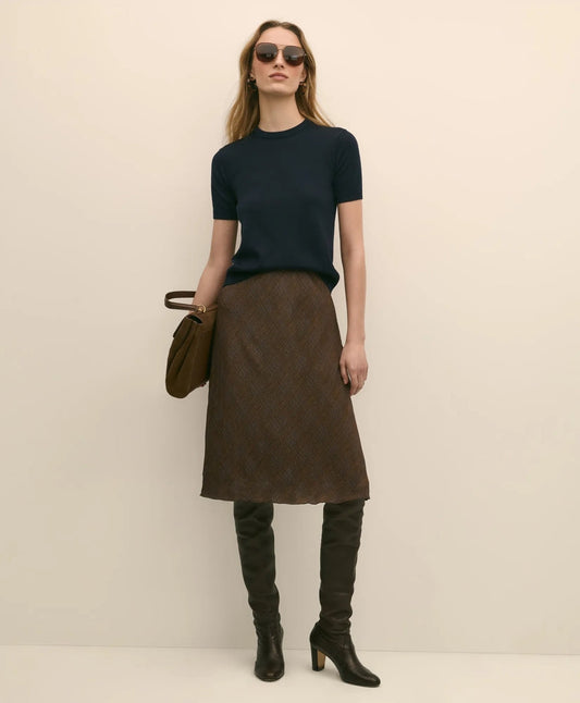 Chiffon Plaid Skirt | Brooks Brothers cheap