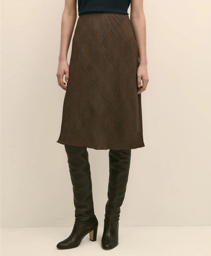 Chiffon Plaid Skirt | Brooks Brothers cheap