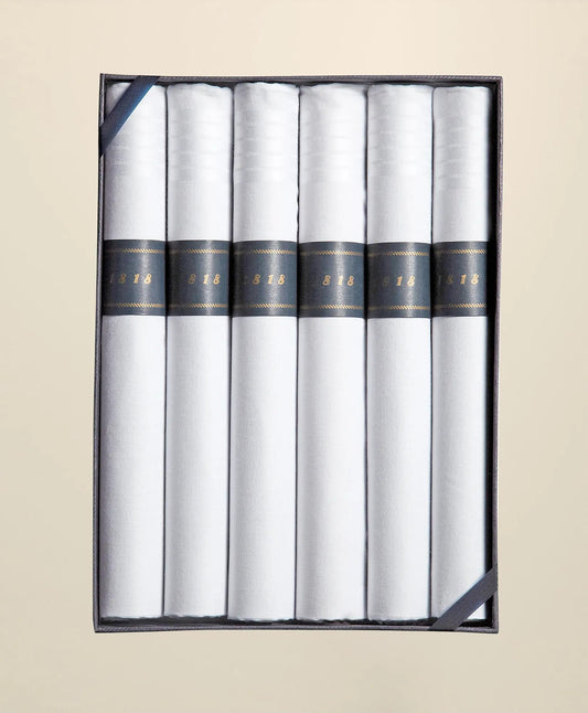 Cigar-Rolled Handkerchiefs-Set of 6 | Brooks Brothers discount