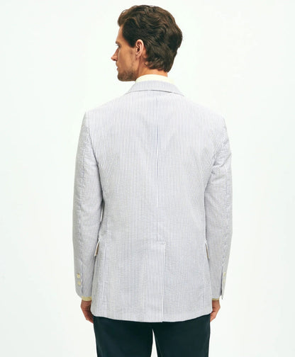 Classic Fit Archive-Inspired Seersucker Sport Coat in Cotton | Brooks Brothers online