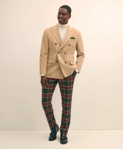 Classic Fit Camel Hair Double-Breasted 1818 Sport Coat | Brooks Brothers online shop