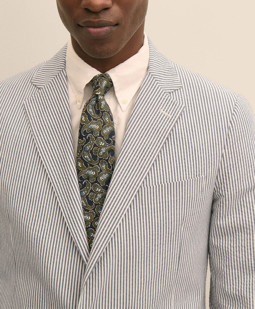 Classic Fit Cotton Seersucker 1818 Suit | Brooks Brothers online shop
