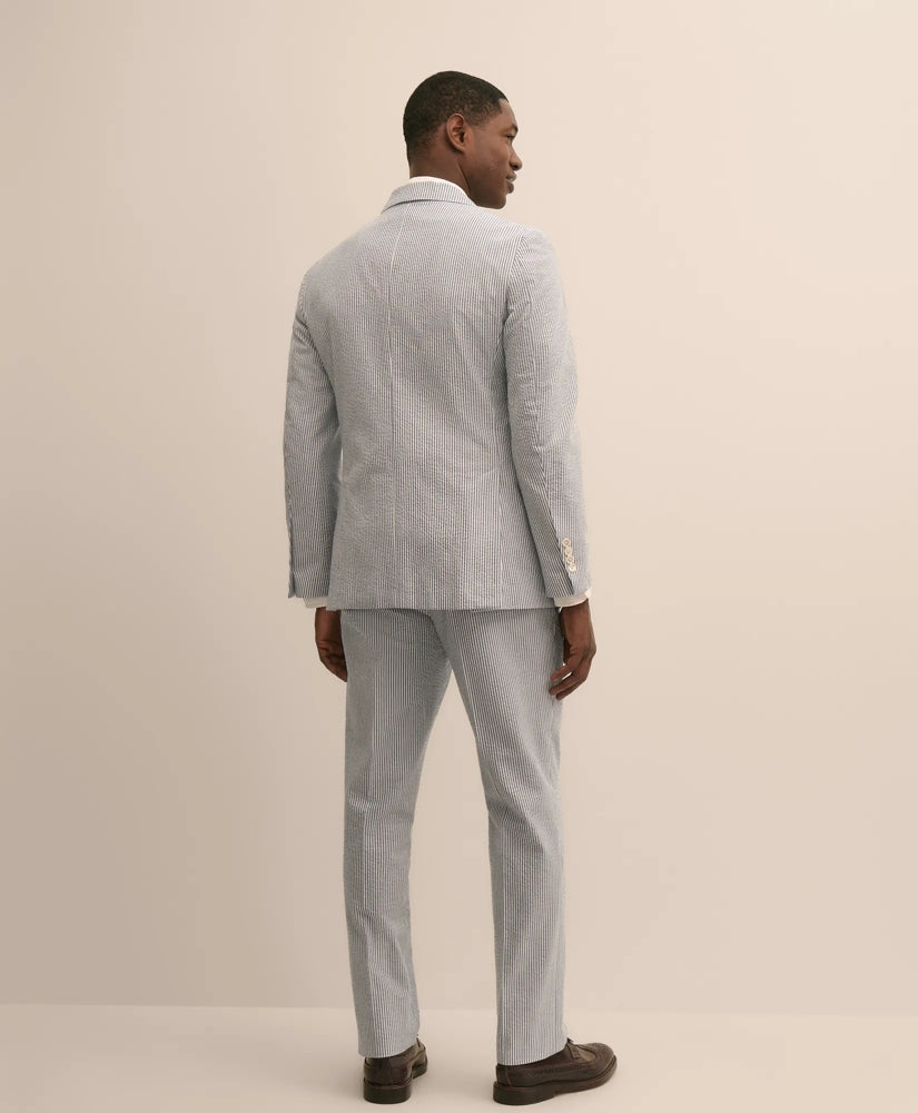 Classic Fit Cotton Seersucker 1818 Suit | Brooks Brothers online shop