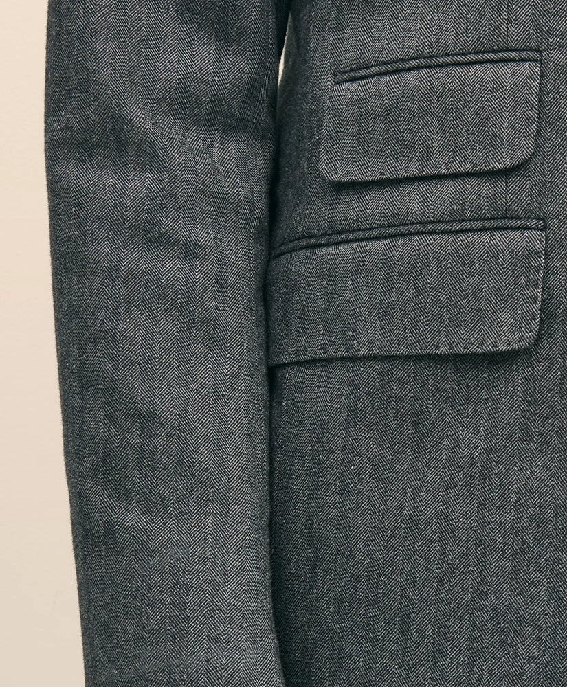 Classic Fit Double-Breasted Cotton Herringbone Suit Jacket | Brooks Brothers discount