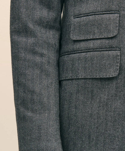 Classic Fit Double-Breasted Cotton Herringbone Suit Jacket | Brooks Brothers discount