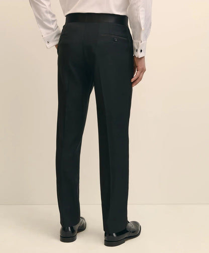 Classic Fit Merino Wool Twill 1818 Tuxedo Pants | Brooks Brothers discount