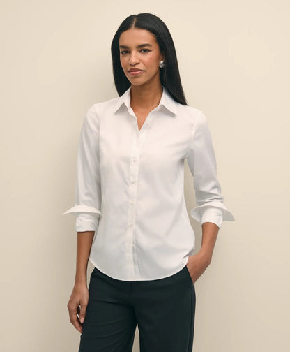 Classic-Fit Non-Iron Stretch Supima® Cotton Dress Shirt | Brooks Brothers cheap - US 6678