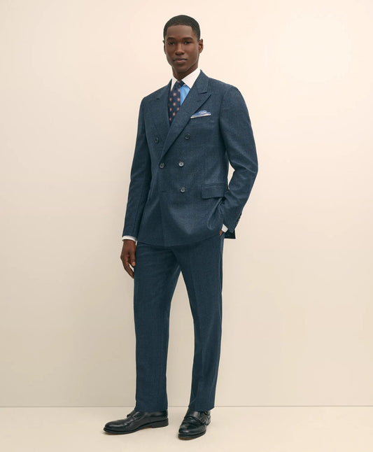 Classic Fit Saxon Wool Bold Overcheck 1818 Suit | Brooks Brothers online