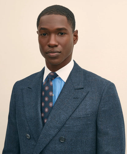Classic Fit Saxon Wool Bold Overcheck 1818 Suit | Brooks Brothers online