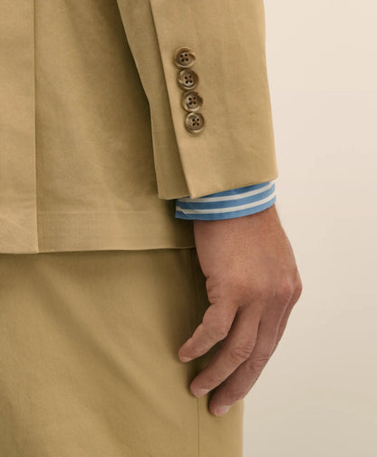 Classic Fit Stretch Cotton Twill Suit Jacket | Brooks Brothers sale