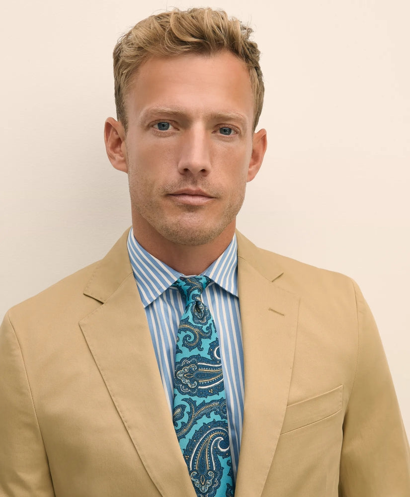 Classic Fit Stretch Cotton Twill Suit Jacket | Brooks Brothers sale