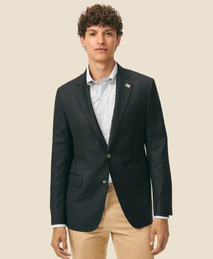 Classic Fit Stretch Saxxon™ Wool 1818 Blazer | Brooks Brothers online shop