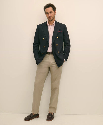 Classic Fit Stretch Wool Double-Breasted 1818 Blazer | Brooks Brothers sale