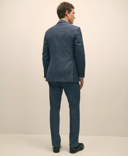 Classic Fit Wool Blue Check 1818 Suit | Brooks Brothers sale