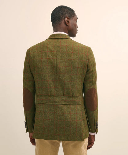 Classic Fit Wool-Cashmere Tweed Windowpane 1818 Sport Coat | Brooks Brothers sale