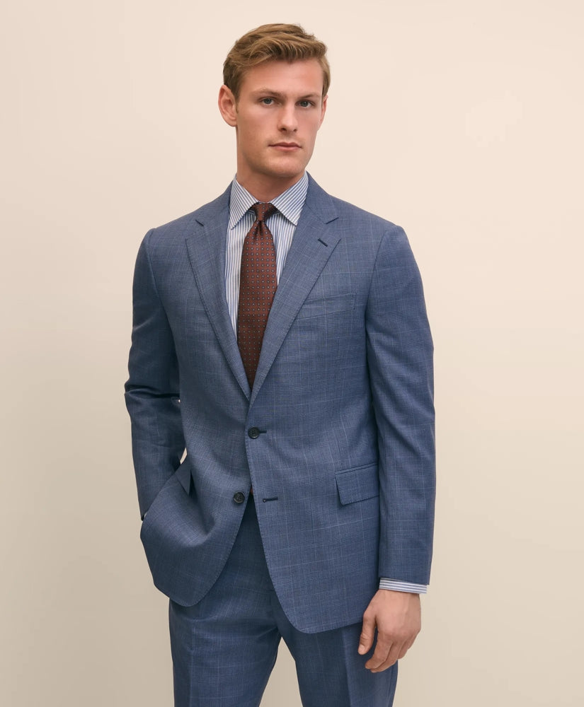 Classic Fit Wool Check 1818 Suit | Brooks Brothers discount