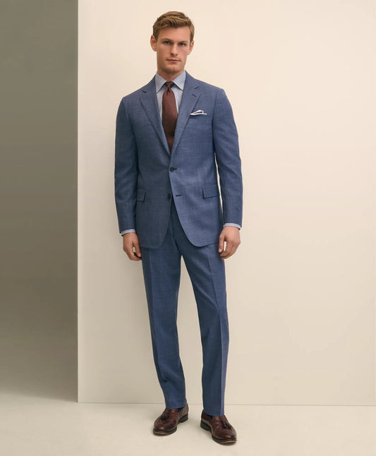 Classic Fit Wool Check 1818 Suit | Brooks Brothers discount